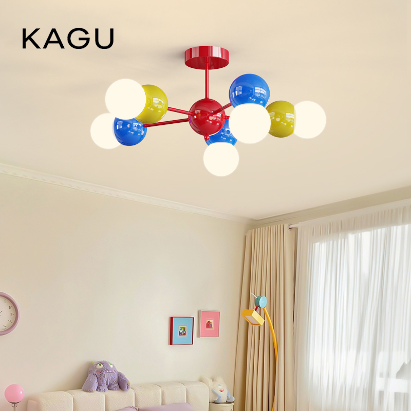 Baby Nursery Chandelier - KAGU Bubble Ball Chandelier - Colorful