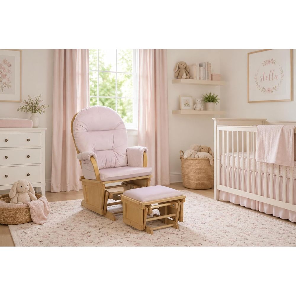 Baby Nursery Nurse - Madison Nursery Rocking Chair with Ottoman,