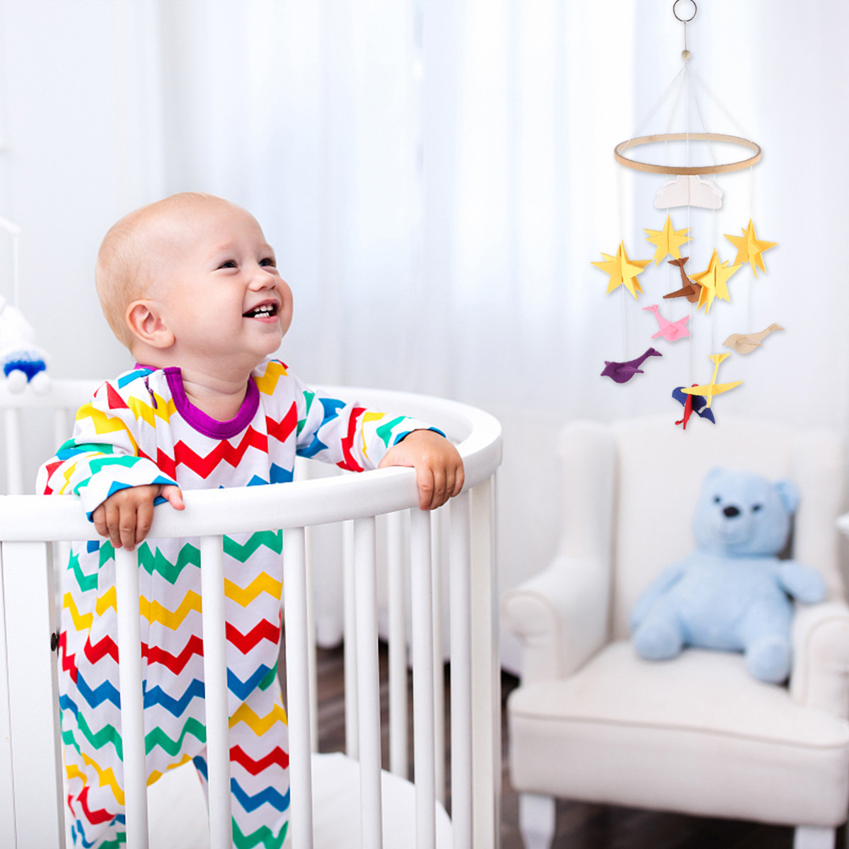 1Pcs Baby Crib Hanging Ornamen - Baby Nursery Ornaments review and price