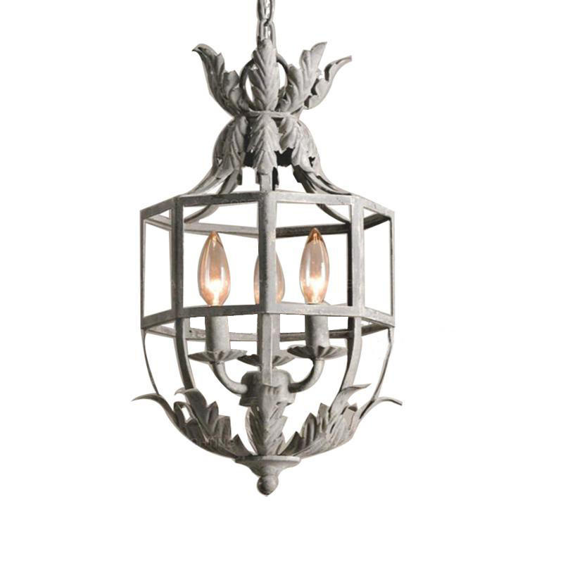 Retro Grey/gold Cage Chandelie - Baby Nursery Chandelier review and price
