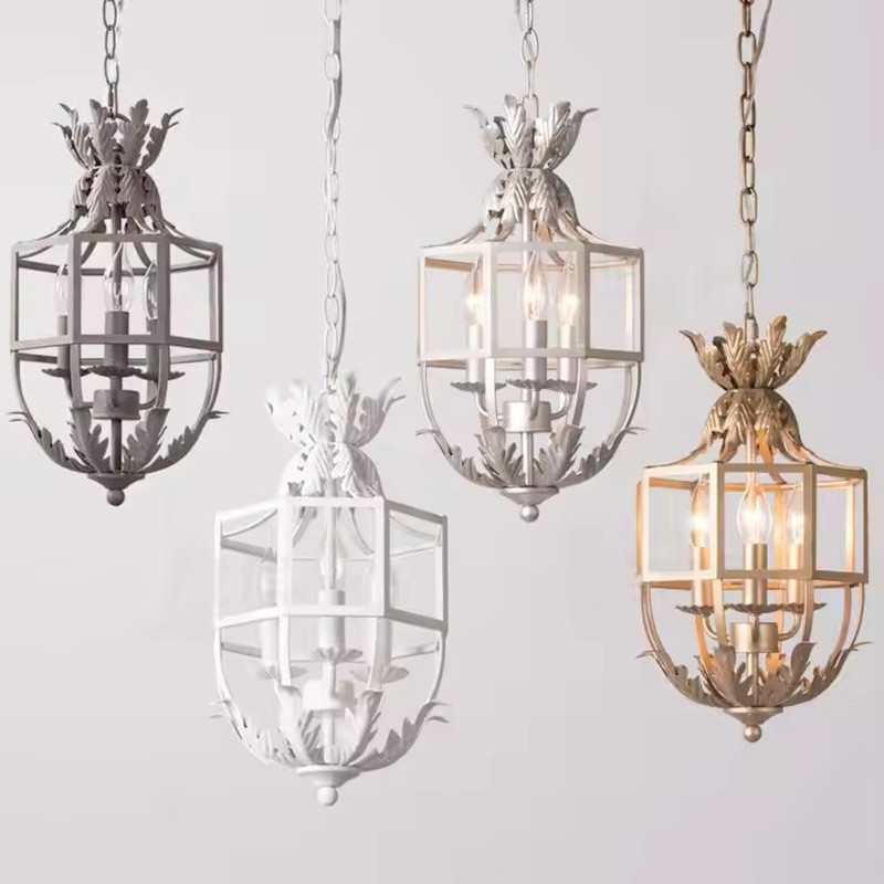 Retro Grey/gold Cage Chandelie - Baby Nursery Chandelier review and price