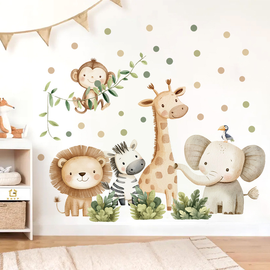 Boho Forest Animals Wall Stick - Baby Nursery Modern review and price