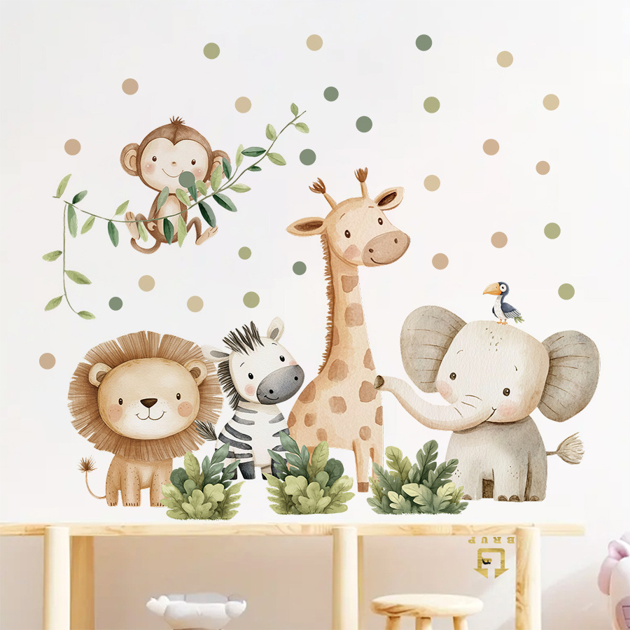 Boho Forest Animals Wall Stick - Baby Nursery Modern review and price