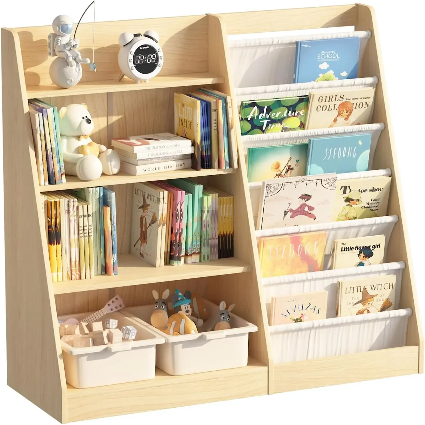 4 Tier Kids Bookshelf Baby Tod - Baby Nursery Bookcase review and price