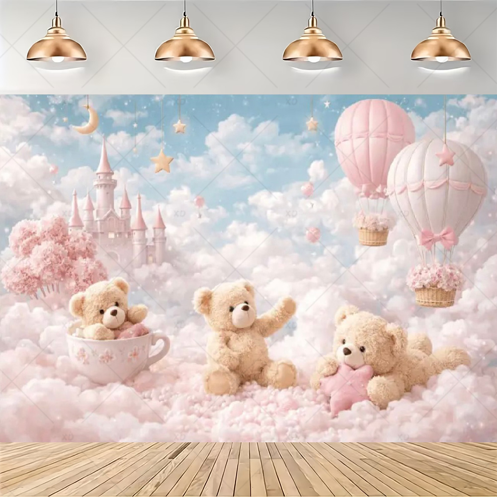 Teddy Bear Hot Air Balloon Bac - Baby Nursery Hot Air Balloon review and price