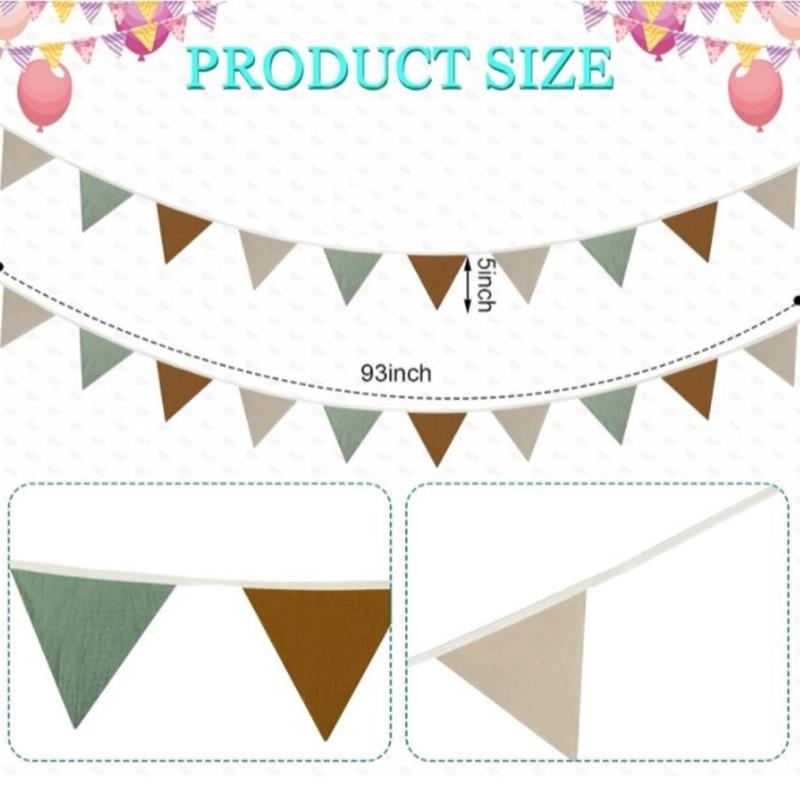  Soft Nursery Bunting Banners  - Baby Nursery Vintage review and price
