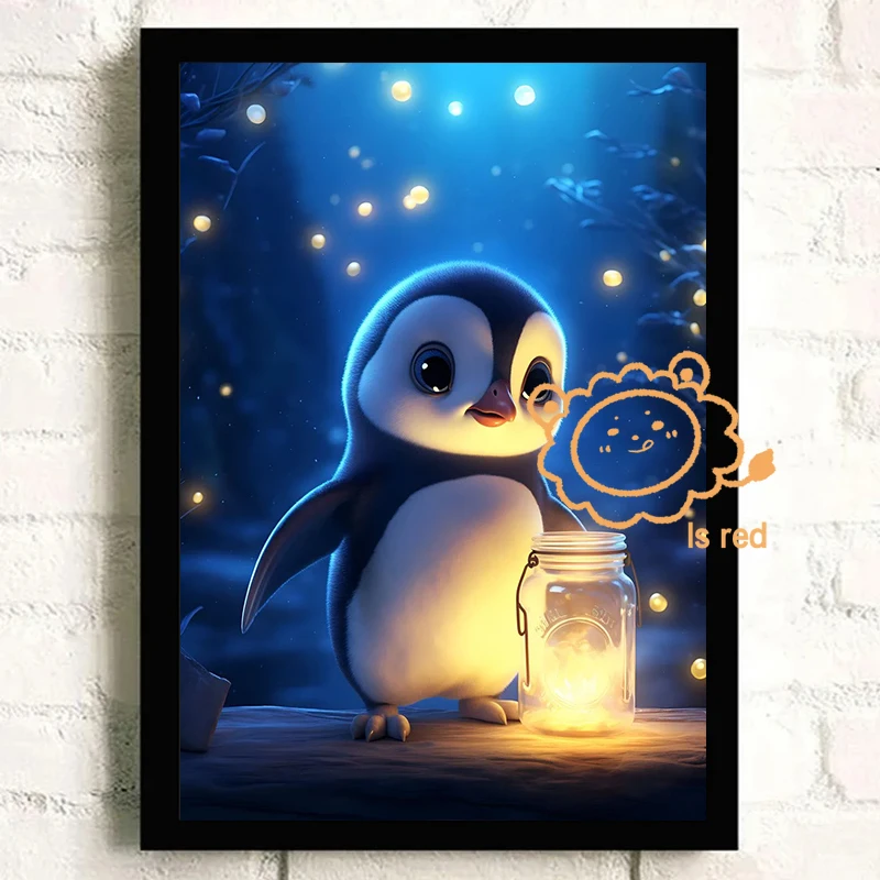 Cute Animals Poster fox Lumino - Baby Nursery Images review and price