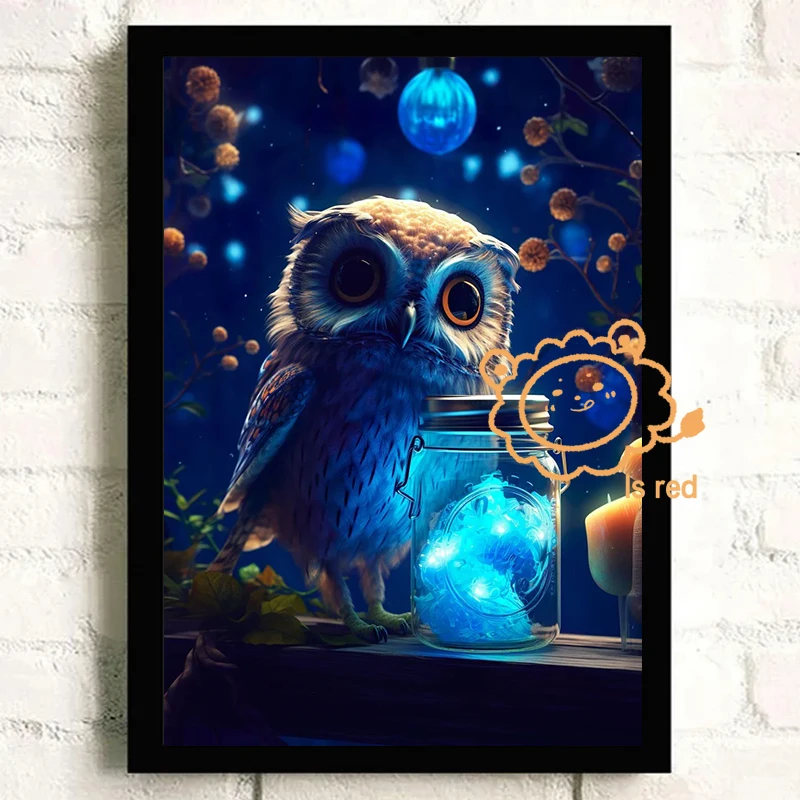 Cute Animals Poster fox Lumino - Baby Nursery Images review and price