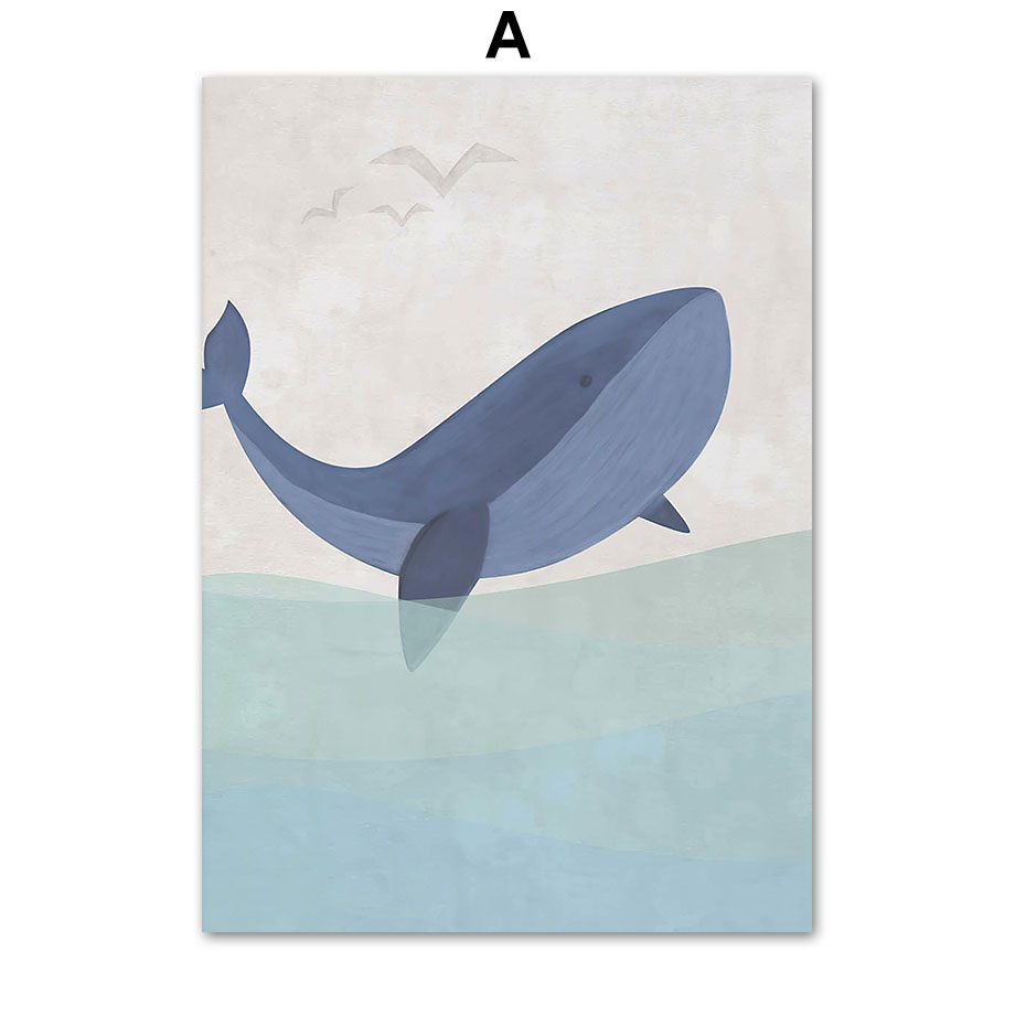 Cartoon Sea Whale Shark Sailbo - Baby Nursery Ocean review and price