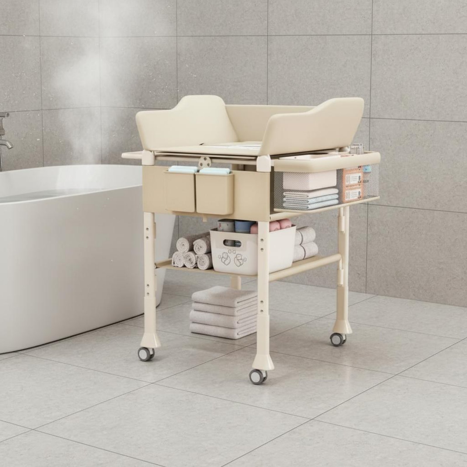Baby Bath Changing Table Combo - Baby Nursery Unisex review and price