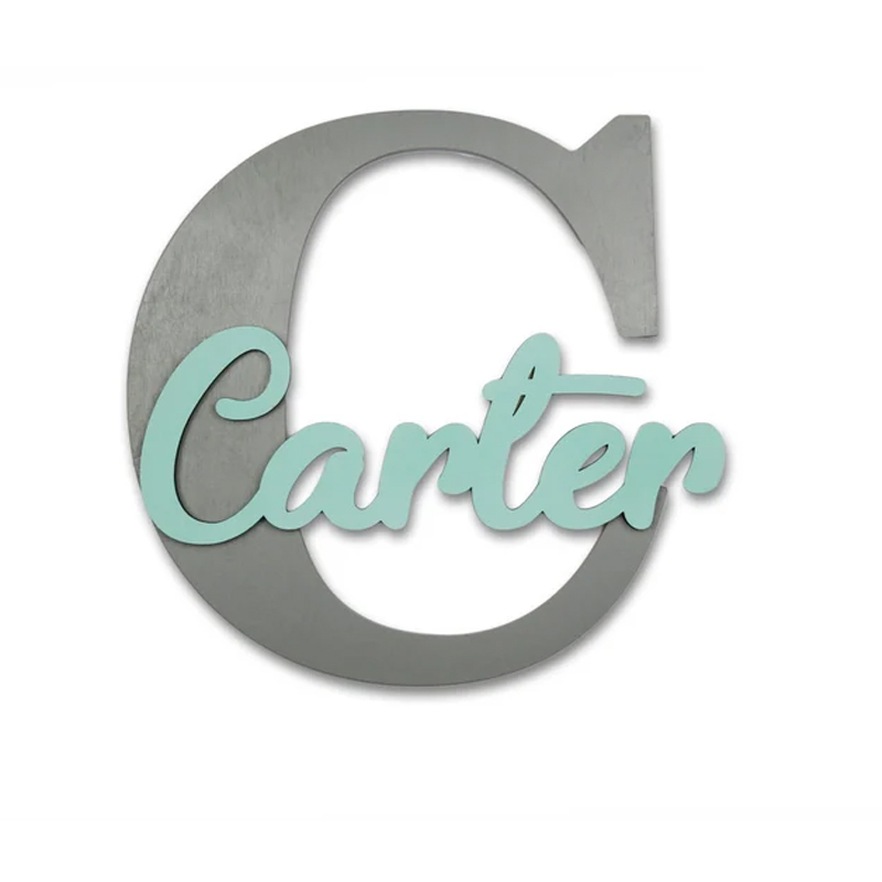 Wooden Letters, Baby Nursery W - Baby Nursery Modern review and price