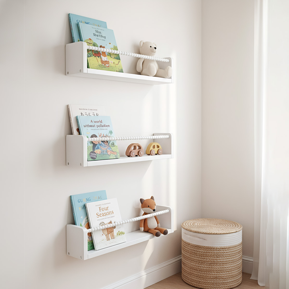 Nursery Book Shelves ,15.7 Inc - Baby Nursery Bookcase review and price