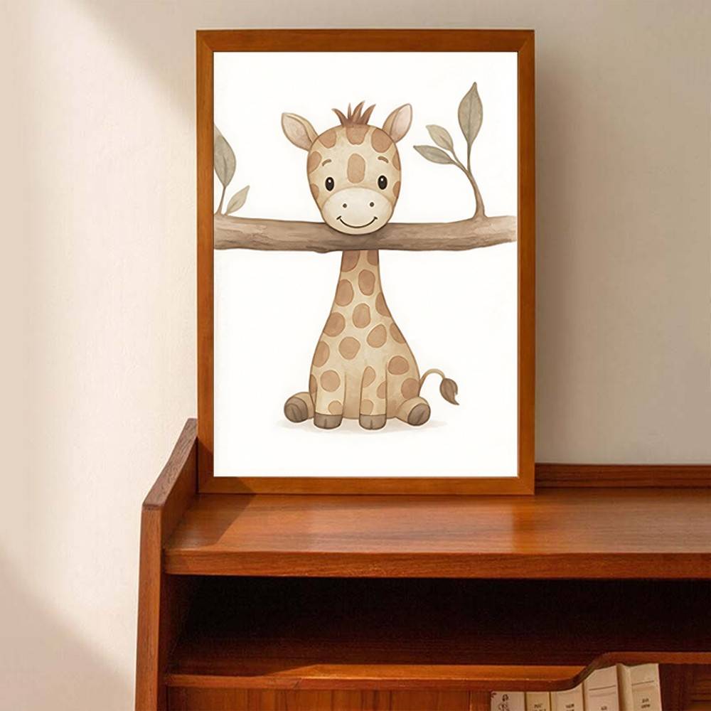 Neutral Boho Safari Baby Anima - Baby Nursery Wallpaper Neutral review and price