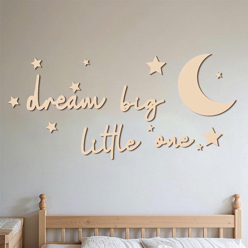 Dream Big Little One Wooden Si - Baby Nursery Modern review and price