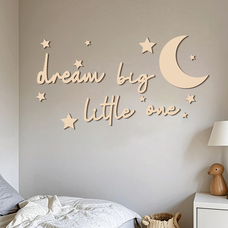 Dream Big Little One Wooden Si - Baby Nursery Modern review and price