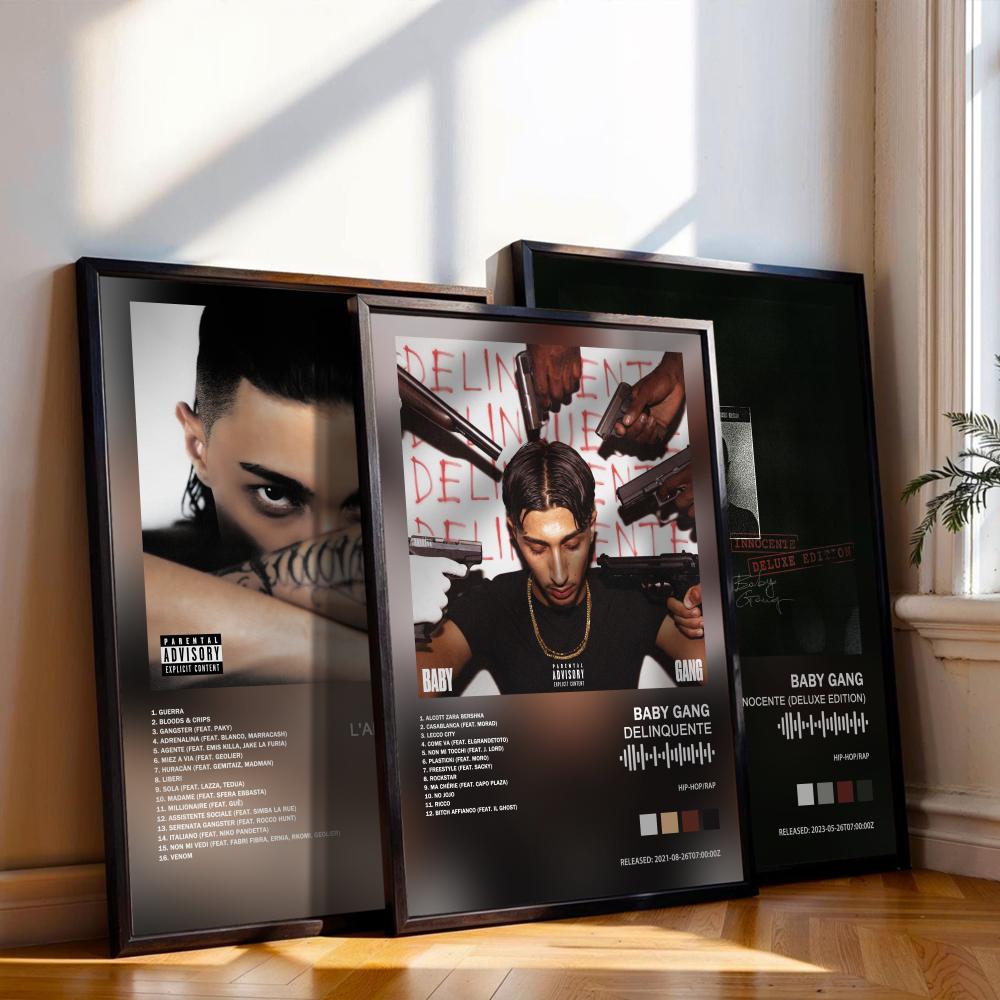 Baby Gang Poster Music Album C - Baby Nursery Images review and price