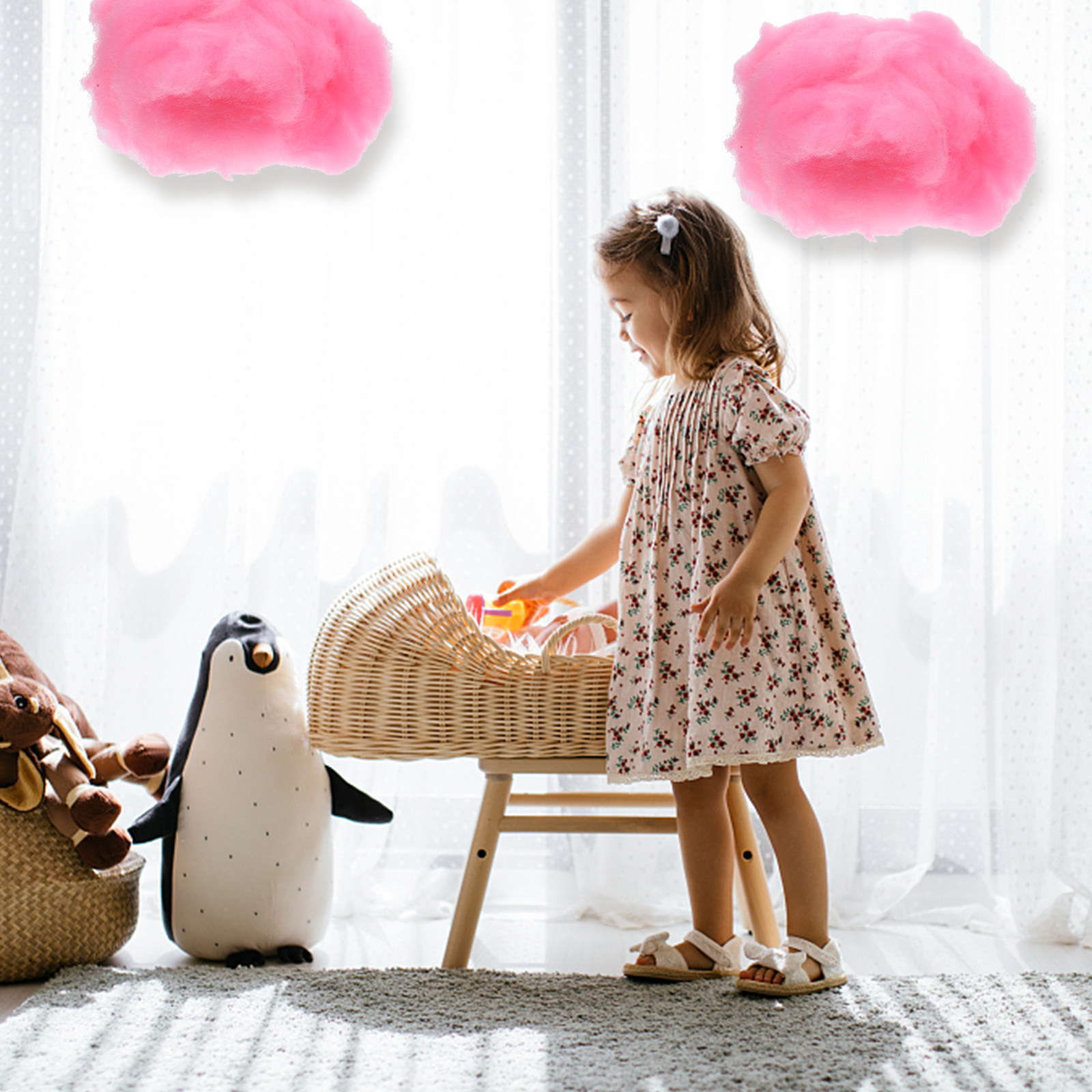 4Pcs Cloud Hanging Ornaments C - Baby Nursery Ornaments review and price