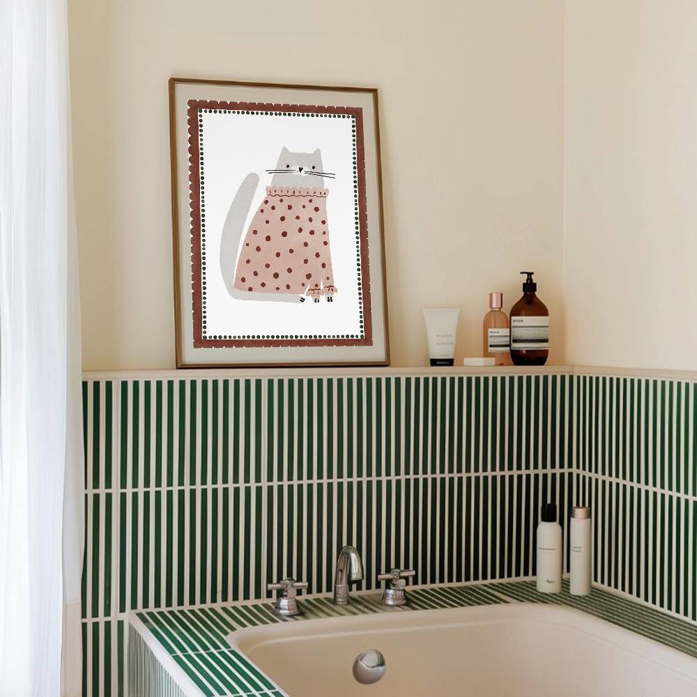 Neutral Boho Kids Poster Cute  - Baby Nursery Wallpaper Neutral review and price