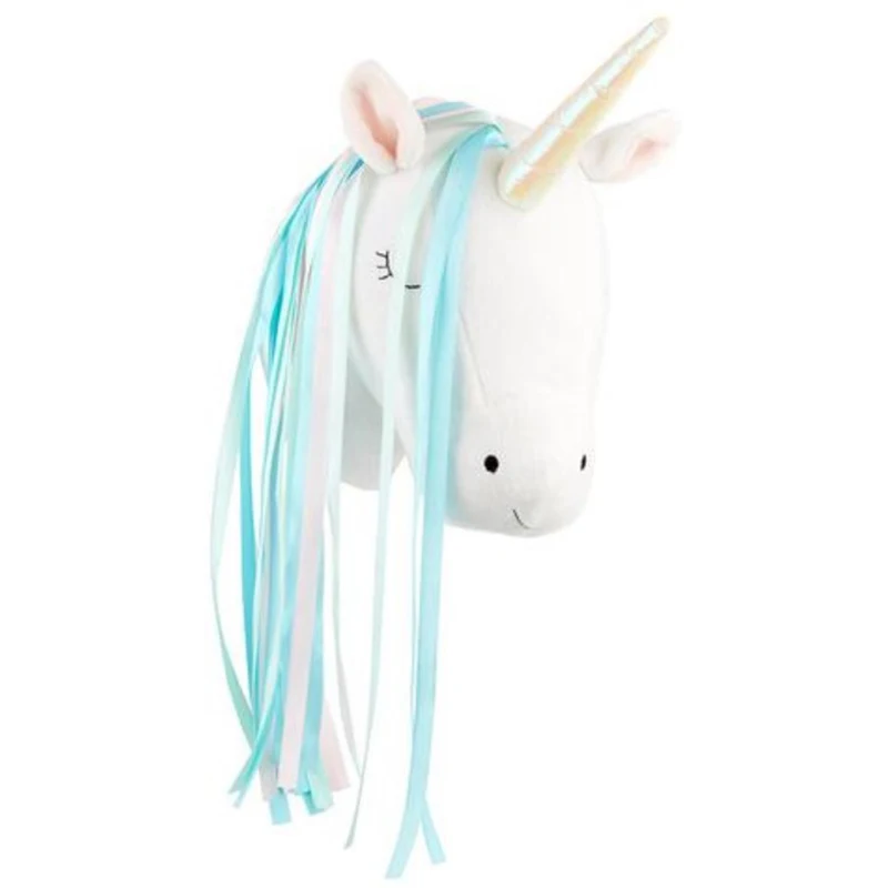 Unicorn Plush Animal Head Wall - Baby Nursery Ornaments review and price