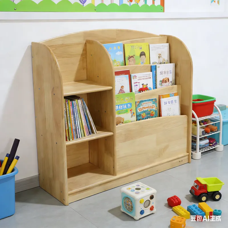 Solid Wood Kids Storage Cabine - Baby Nursery Shelves review and price