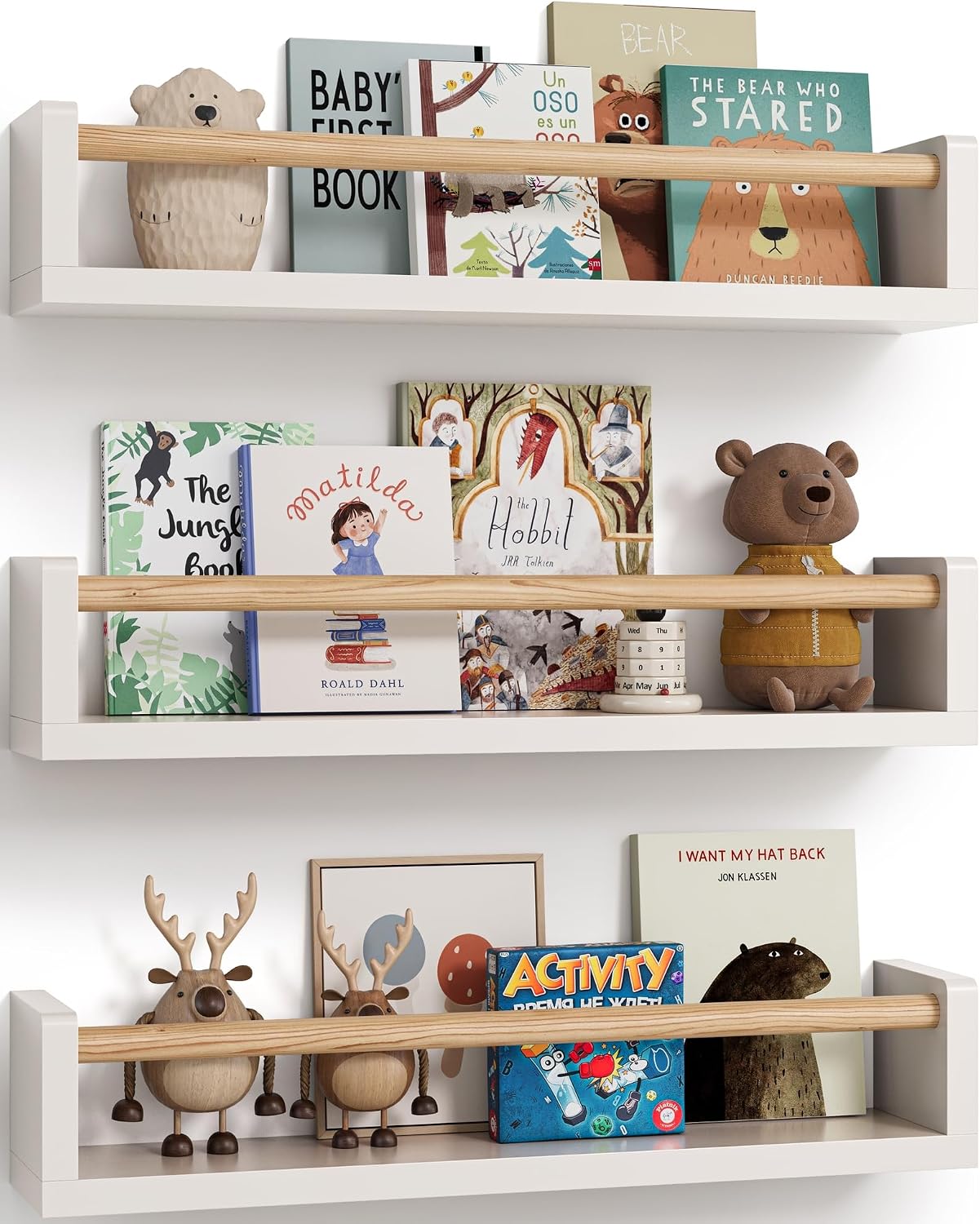 Set of 3 floating nursery book - Baby Nursery Shelves review and price