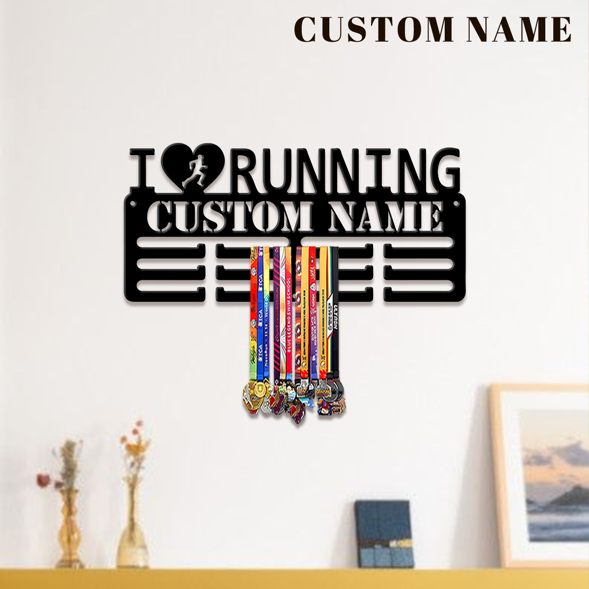 Custom I Love Running Metal Me - Baby Nursery Ornaments review and price
