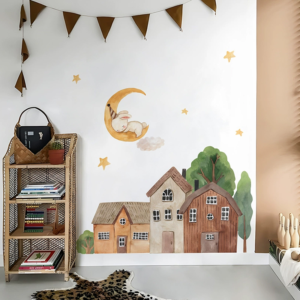 Fabric Cartoon Forest Vintage  - Baby Nursery Vintage review and price