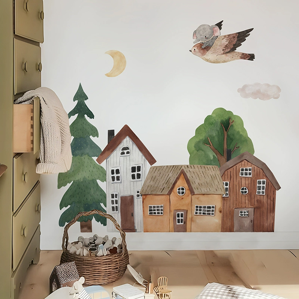 Fabric Cartoon Forest Vintage  - Baby Nursery Vintage review and price