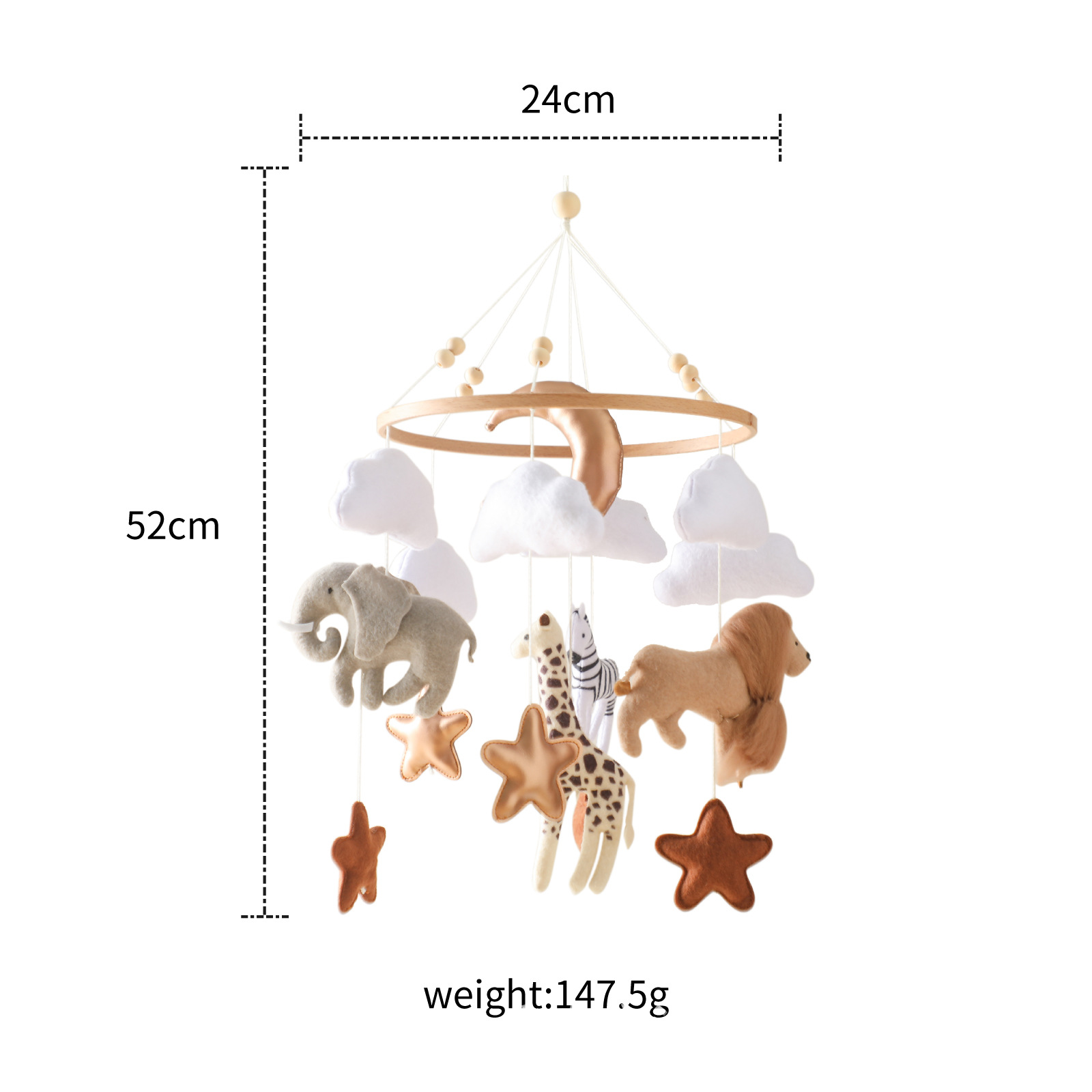 Hot Sale Nordic Handmade Felt  - Baby Nursery Modern review and price