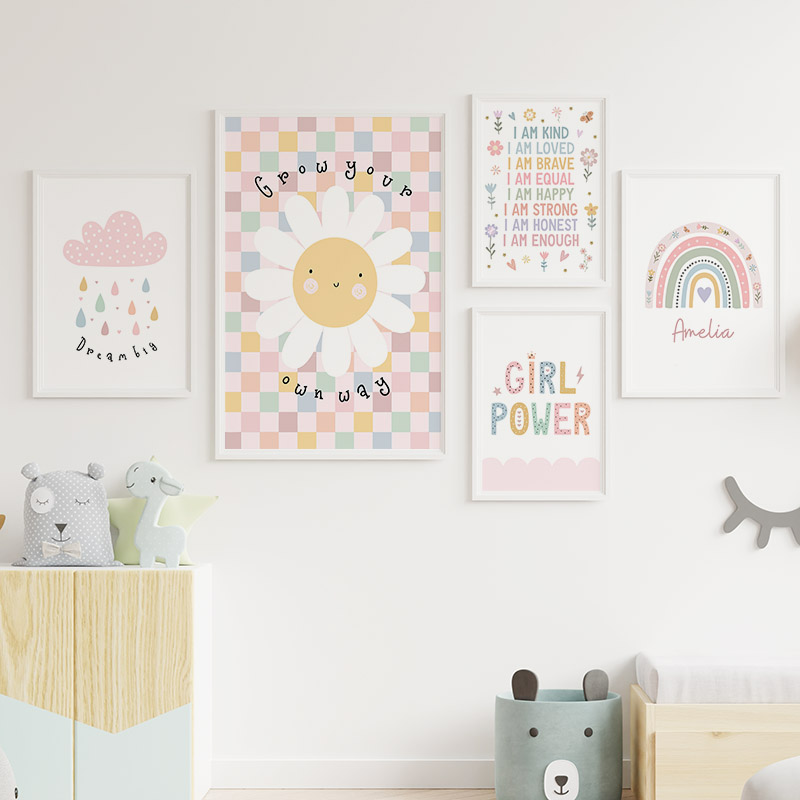 Sun Flower Rainbow Cloud Heart - Baby Nursery Modern review and price