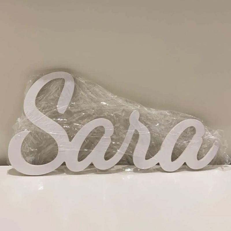 Custom Name Freestanding Sign  - Baby Nursery Shelves review and price