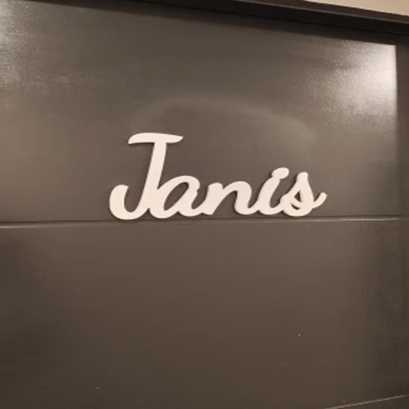 Custom Name Freestanding Sign  - Baby Nursery Shelves review and price