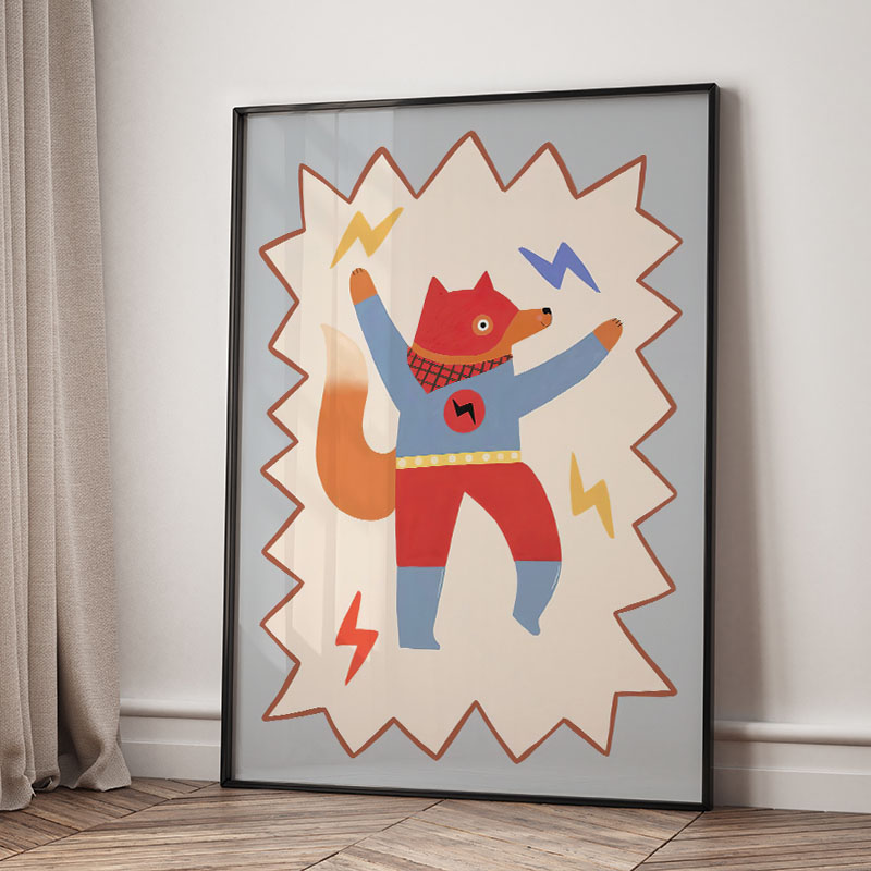 Funny Cartoon Super Cool Kid N - Baby Nursery Images review and price
