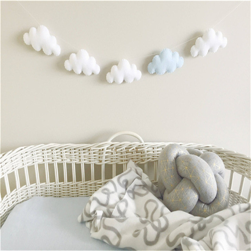 Nordic Felt Cloud Garlands Str - Baby Nursery Ornaments review and price