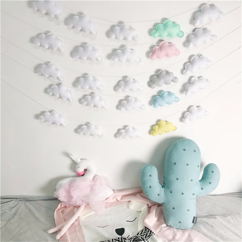 Nordic Felt Cloud Garlands Str - Baby Nursery Ornaments review and price