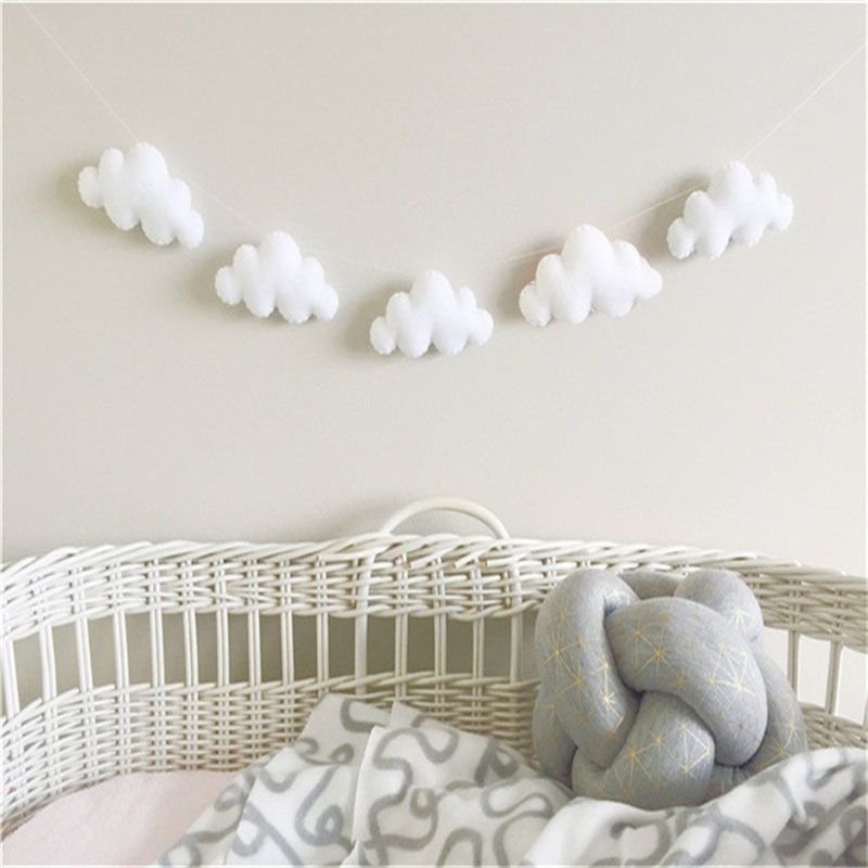 Nordic Felt Cloud Garlands Str - Baby Nursery Ornaments review and price