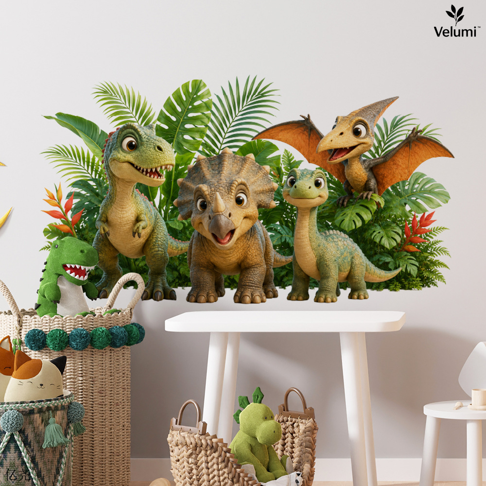 Cute 3D Dinosaur Wall Stickers - Baby Nursery Vinyl review and price