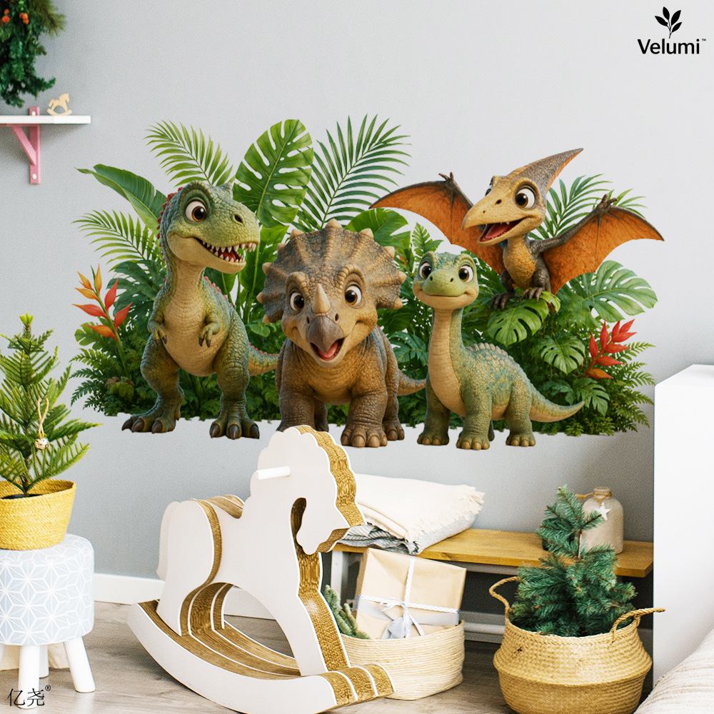 Cute 3D Dinosaur Wall Stickers - Baby Nursery Vinyl review and price