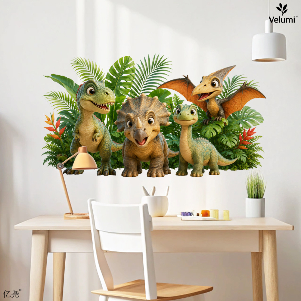 Cute 3D Dinosaur Wall Stickers - Baby Nursery Vinyl review and price